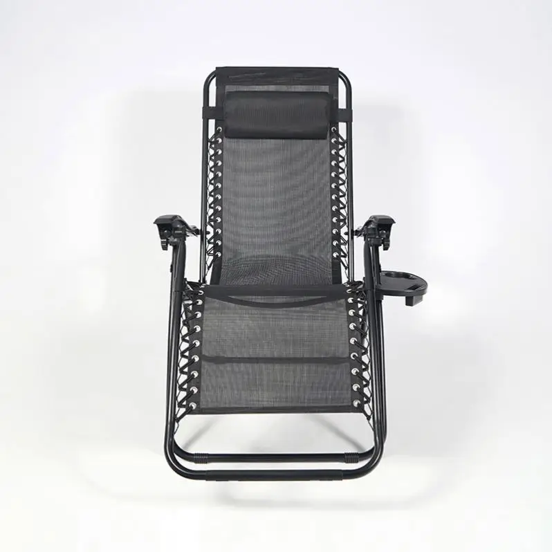 جديد جودة عالية في الهواء الطلق قابل للتعديل صفر الجاذبية حمام سباحة صالة كرسي قوي كرسي صالة قابل للطي مع وسادة #3
