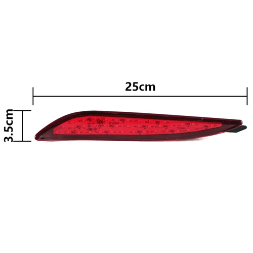 Imagen 2 del producto Reflector de parachoques trasero Led para coche, luz trasera de frenado, luz de circulación diurna para Hyundai Elantra 2012 2013, luz de señal, 1 par