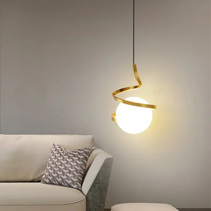 北欧-led-ペンダントライト屋内照明ガラス吊り下げランプ家庭用ダイニングテーブルベッドサイドキッチンリビングルーム装飾ライト