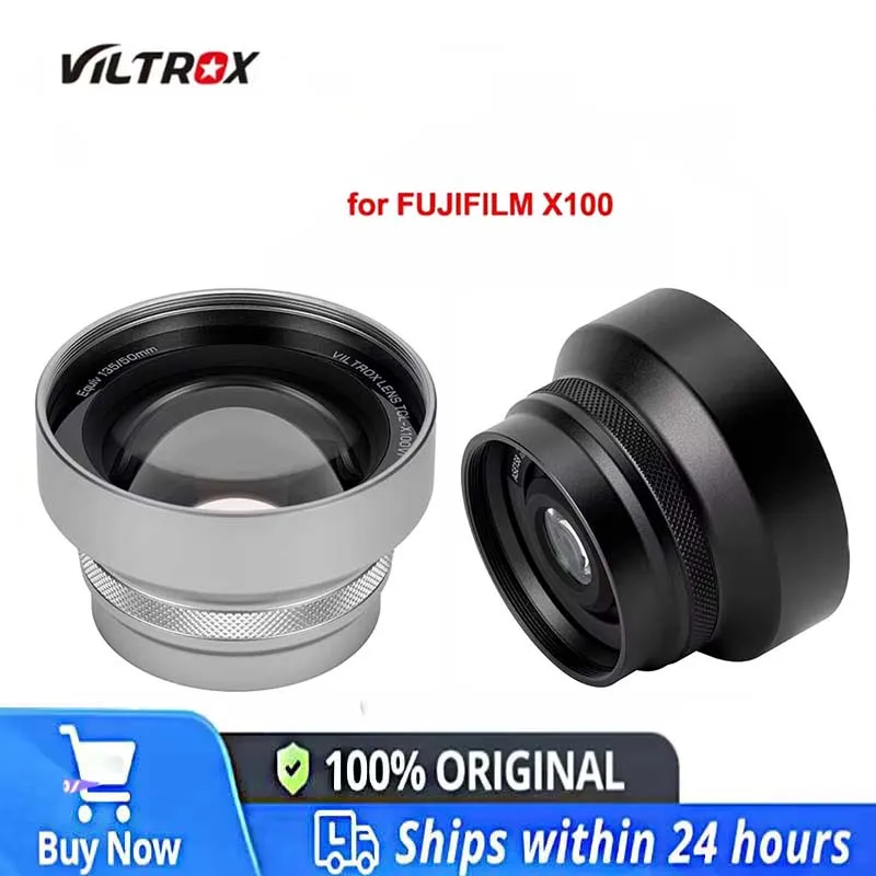 Viltrox TCL-X100VI 50mm 상당 망원 변환 렌즈 후지필름 X100 시리즈 카메라용 후지필름 X100VI X100V X100F