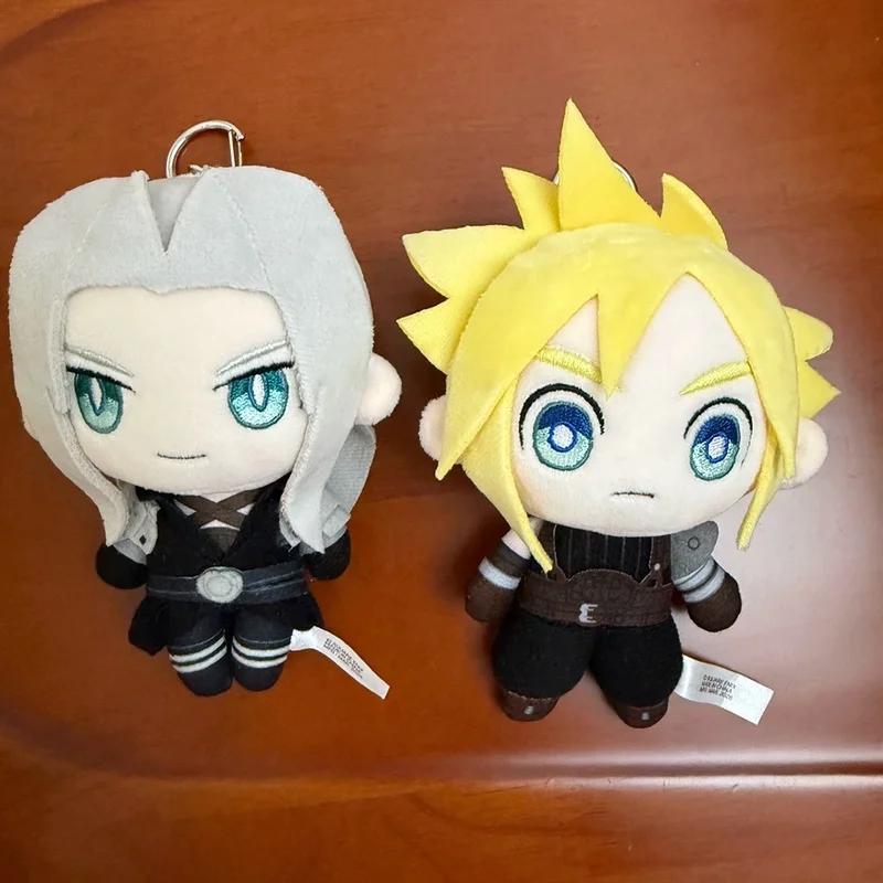 Genuine Square Enix Final Fantasy VII Rebirth Cloud Strife Pocket Peeplets Plush Keychain Soft Plush Pendant Collectible Gift