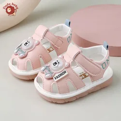 Hollow Bear Cute Children Fashion Casual Boys Sandals Kids Calling Shoes Summer Children's shoe sports shoe sandals walking shoe