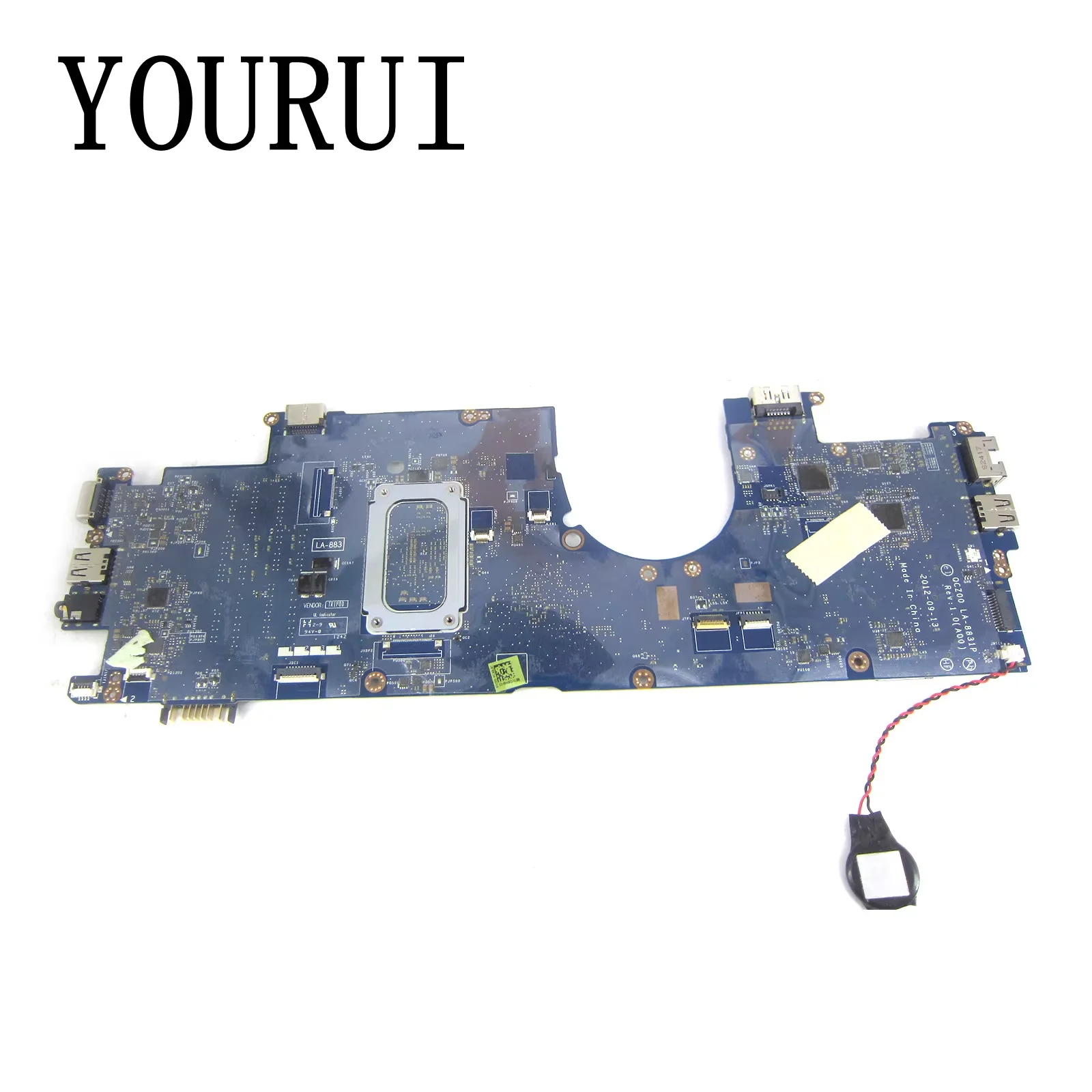 For DELL Latitude 6430u Laptop Motherboard with I7-3667U CPU Mainboard LA-8831P