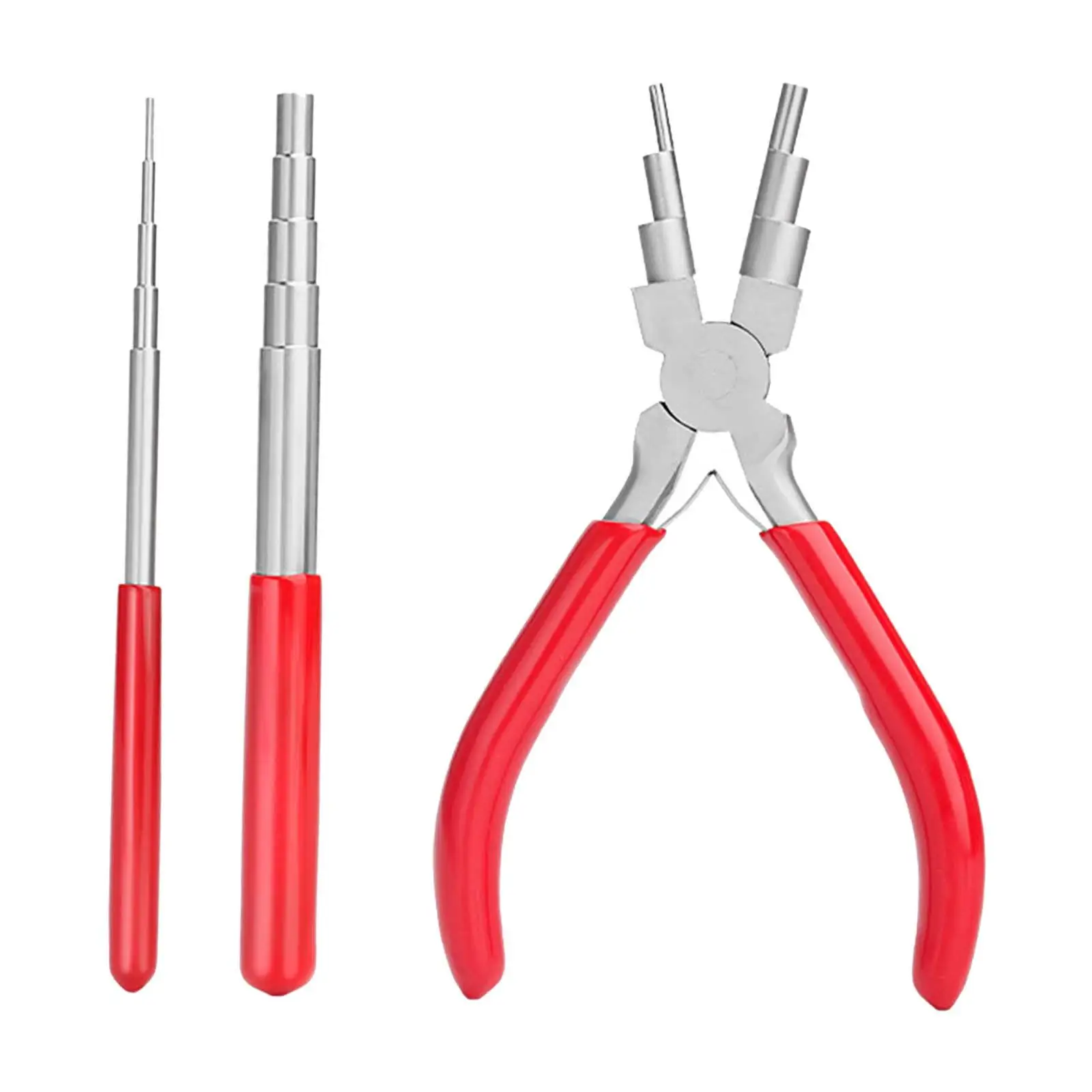 3Pcs Wire Looping Tool Wire Looping Mandrel Bail Making Pliers Jump Ring Mandrel Wire Plier Loopers Jewelry Making Tools