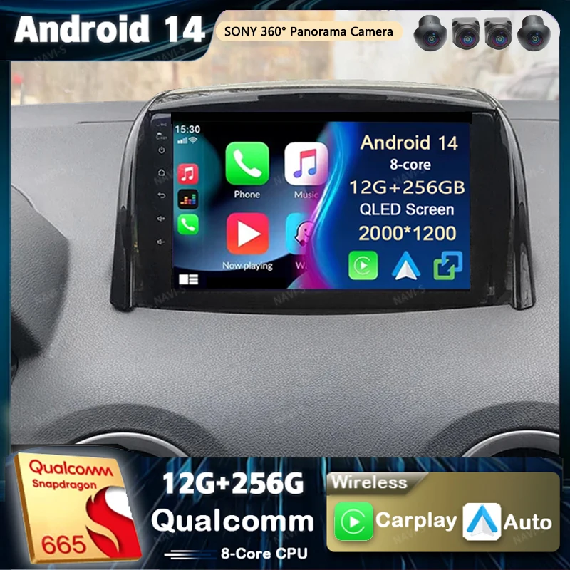 

Android 14 для Renault Koleos 2008-2016 2K QLED Android автомобильный радиоприемник мультимедийный видеоплеер GPS AI голосовой CarPlay голосовой блок стерео