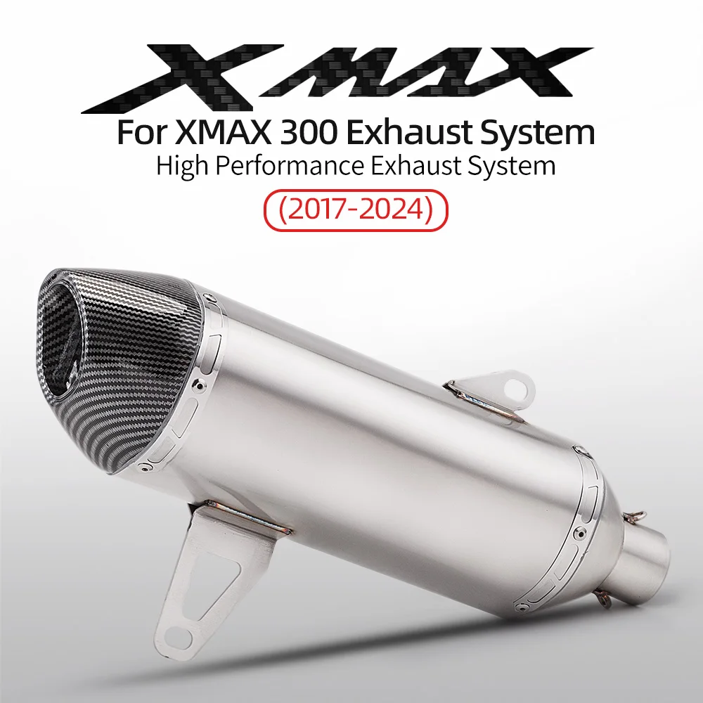 

For Xmax300 Xmax 300 2017-2024 Full System Motorcycle Exhaust Manifold R77 Connect Muffler With DB Killer