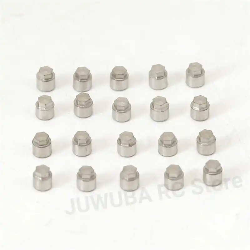 1:14 Scale 20pcs Wheel Hub Metal Nut JDM-167 RC Parts For Tamiya Truck Tipper 770s 56368 Actros Arocs MAN TGX RC Model Accessoy