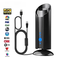 Antena de TV interior para Smart TV de largo alcance y todas las televisores inteligentes HD Digital con amplificador de señal para canales locales compatibles con 4K