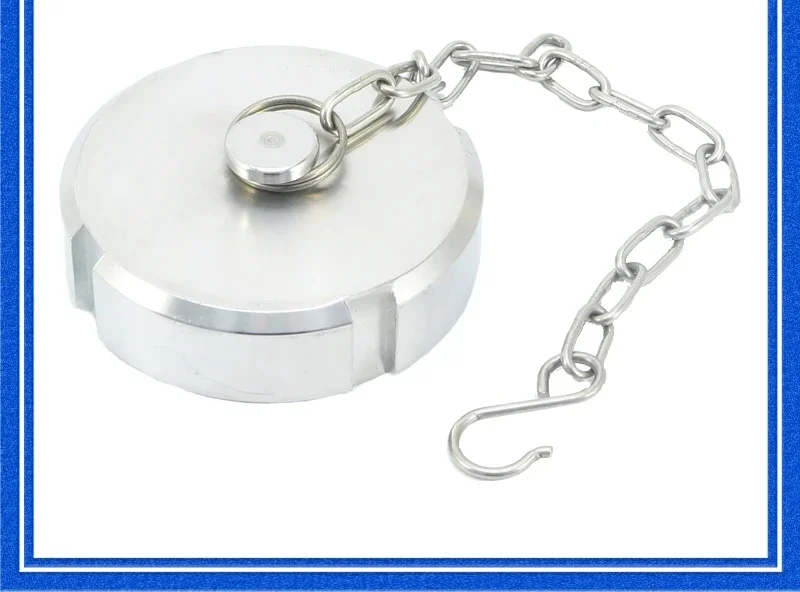 304 SMS DIN stainless steel/union blind cover/round thread/German standard/internal thread/T-type/threaded plug