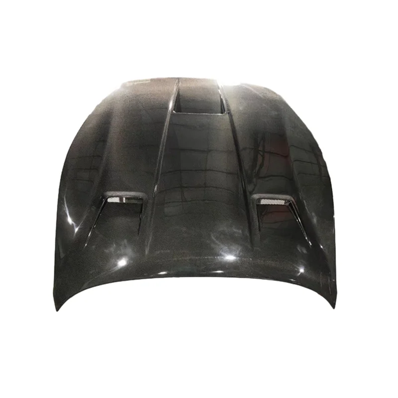 3 Holes Style Carbon Fiber Hood For Maserati GT Front Engine Bonnet Hood , 100% Perfect installation