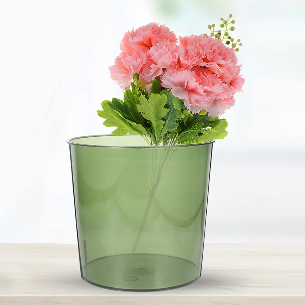 

5Pcs Flower Wake Bucket Clear Cylinder Vases for Office Home Balcony Flower Display Round Vase Clear Cylinder Vases