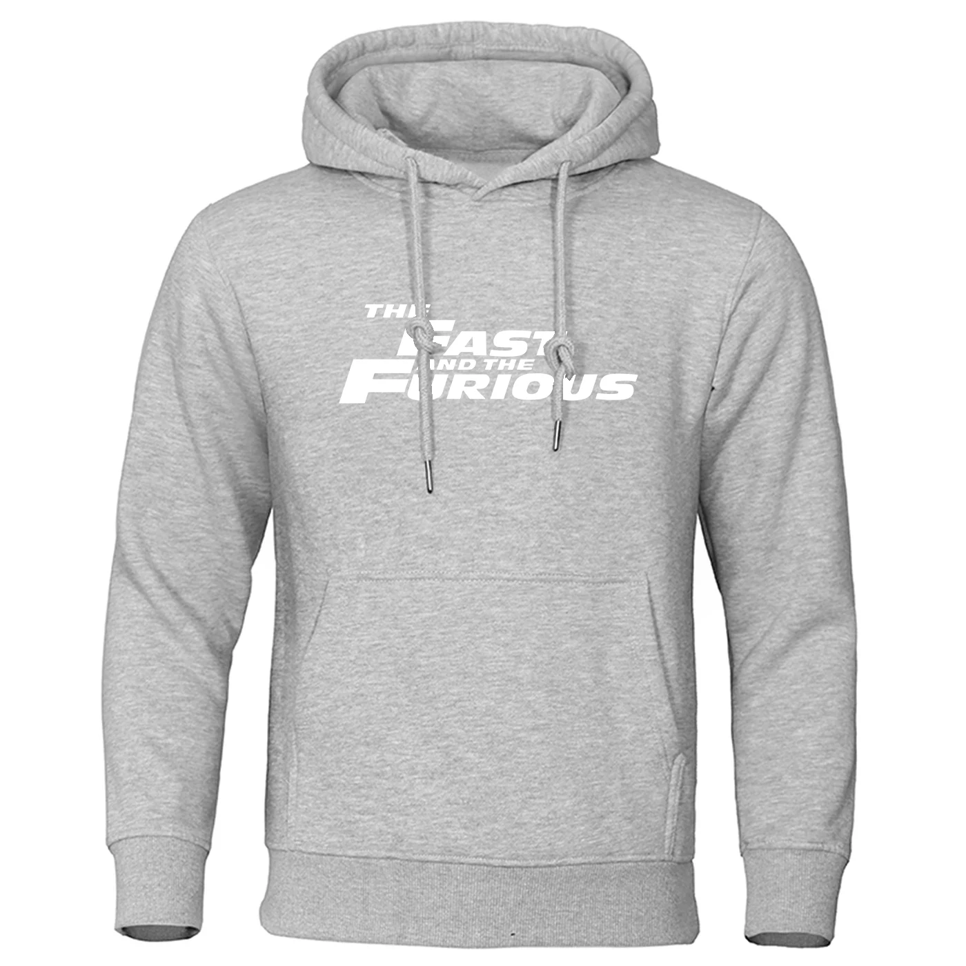 2025 Fast and Furious Print Spring And Autumn Man's Solid-Color Popular With Pockets Pullover Classic Custom Loose Hoodies
