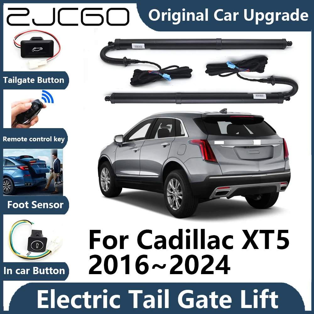 

ZJCGO For Cadillac XT5 2016~2024 Automatic Tailgate Electric Tail Gate Lift Prop Support Vehicle Power Rear Door Liftgate Strut