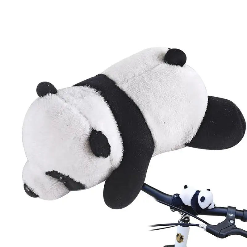 Panda Plushie Stuffed Animals Plush Cute Soft Decorative Creative Handcrafted Comfortable Stuffed Panda With Self Adhesive Strap