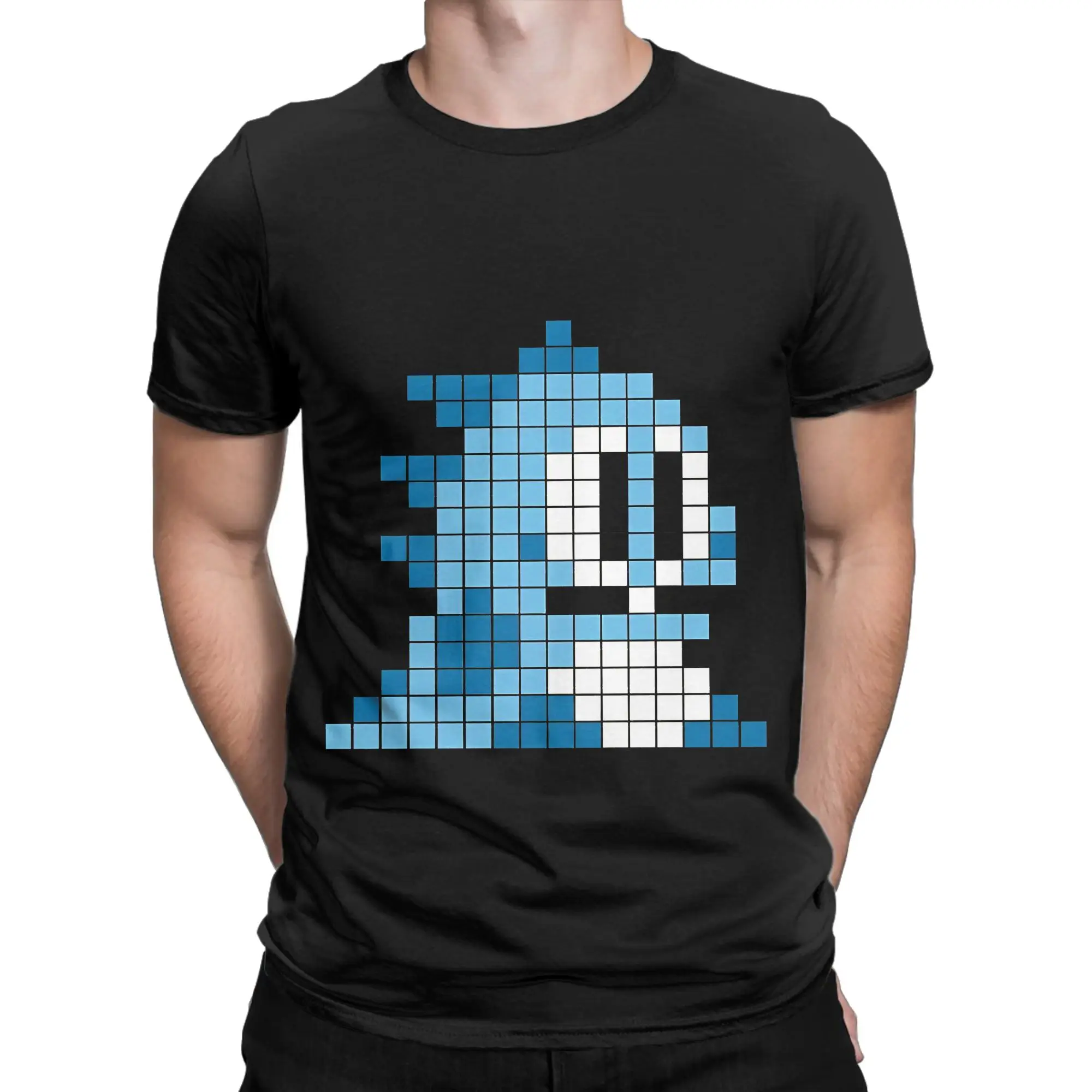 Bubble bobble pixel art Funny Graphic 100% Cotton T-Shirt Bubble Bobble Tees Tops For Men