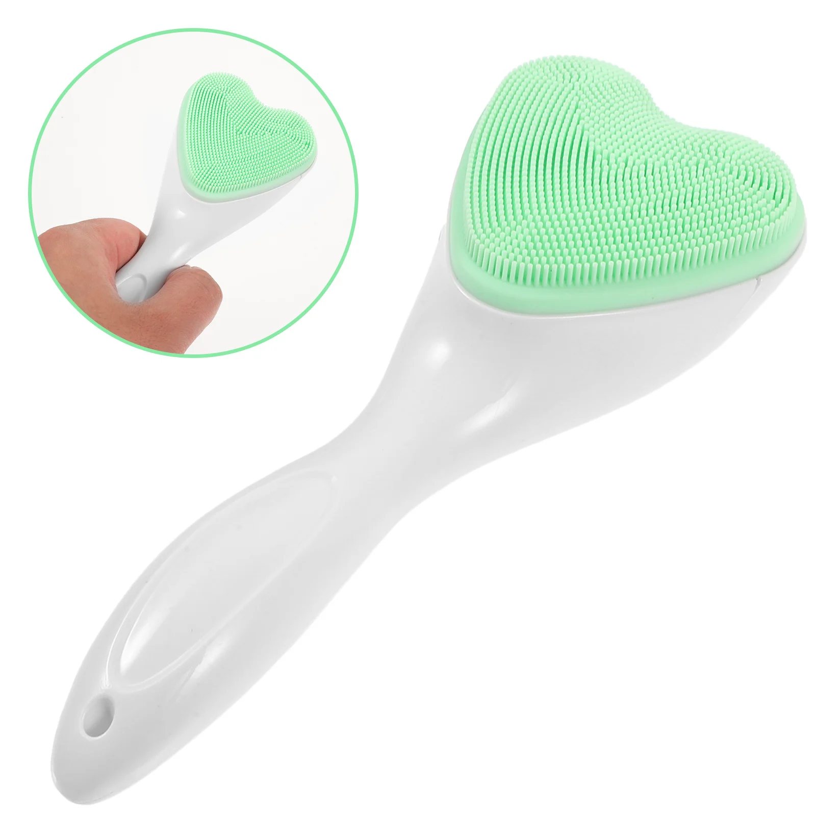 Gesichtspeeling-Werkzeug, Silikon-Gesichtsreinigungsbürste, praktisch, tragbar, für effektive Hautreinigung und Pflege