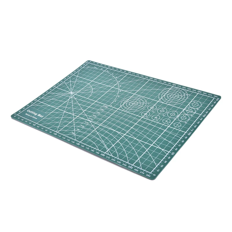 1pc dupla face tapete de corte a4 durável almofada corte retalhos ferramenta artesanal placa corte escuro material escolar 22x30cm