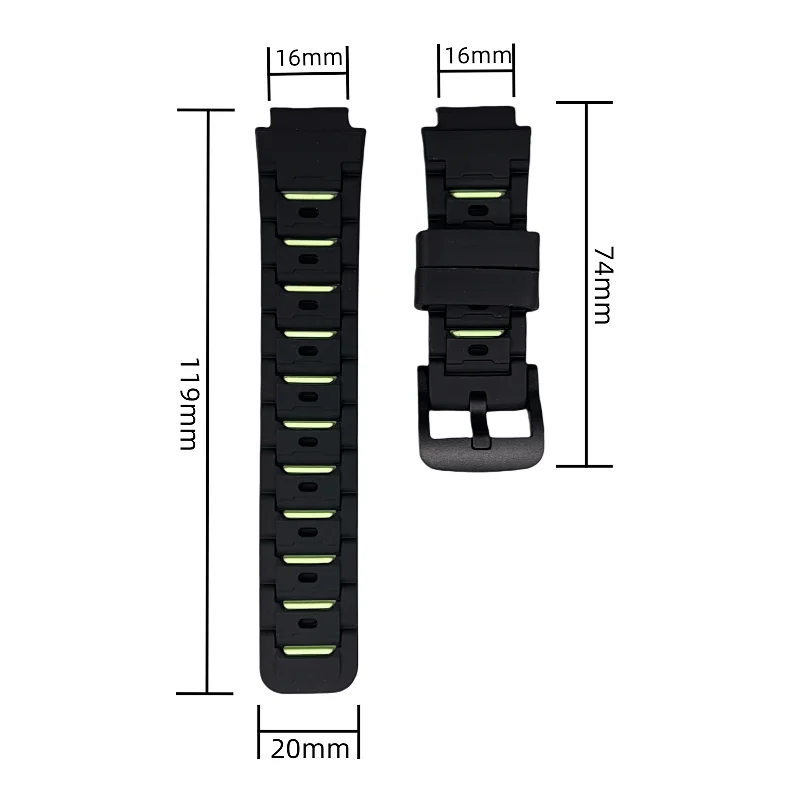 16mm Kinder Smart Sport Uhr Band Silikon Armband Einstellbare Armbanduhr Ersatz Armband Wasserdichte Kinder Uhrenarmbänder – Detail 12