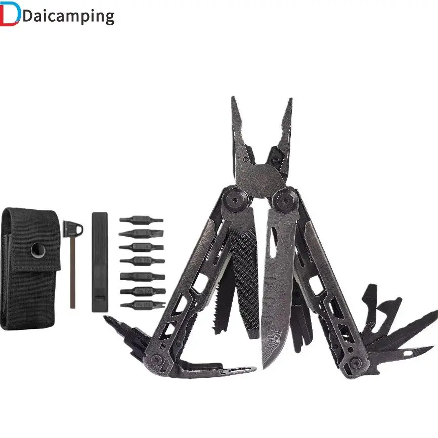 

Многофункциональный инструмент Daicamping DL13 DL10 DL6 EDC: кусачки, плоскогубцы, складной нож для кемпинга, HRC78K