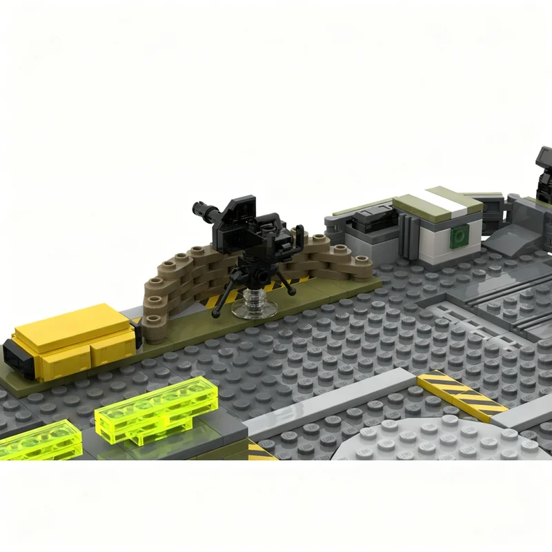 1398pcs MOC Halo Infinite FOB Forward Operating Base Model Building Blocks Toy Construction Festival Gifts Idea Education