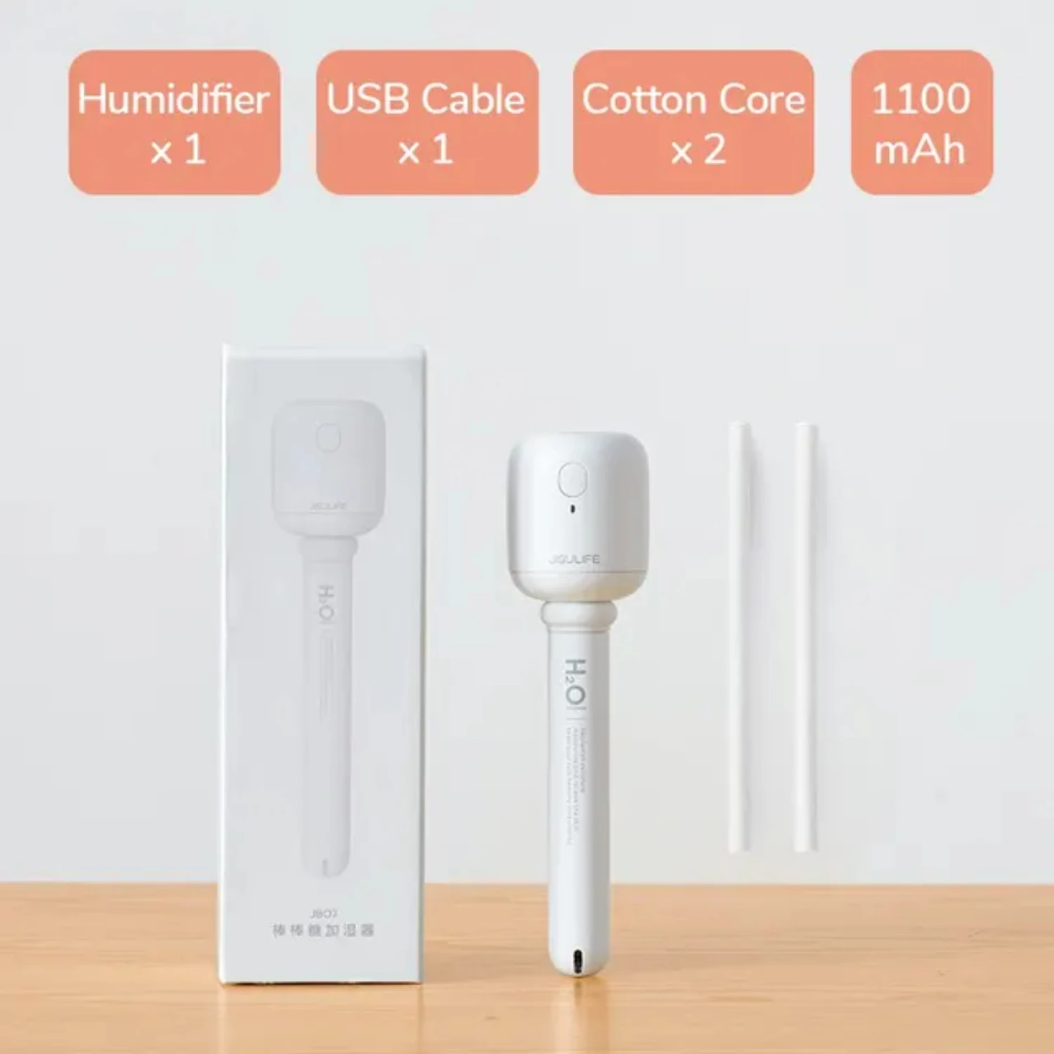 

Мини-портативный увлажнитель воздуха, персональный увлажнитель на батарейках для путешествий с различными контейнерами