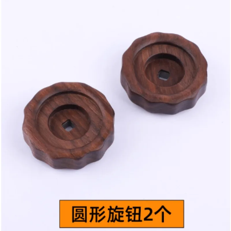 Applicable To Huijia 330gb Coffee Machine 310p/320 Accessories Walnut Bottomless Handle Powder Press Seat Anti-scalding Ring