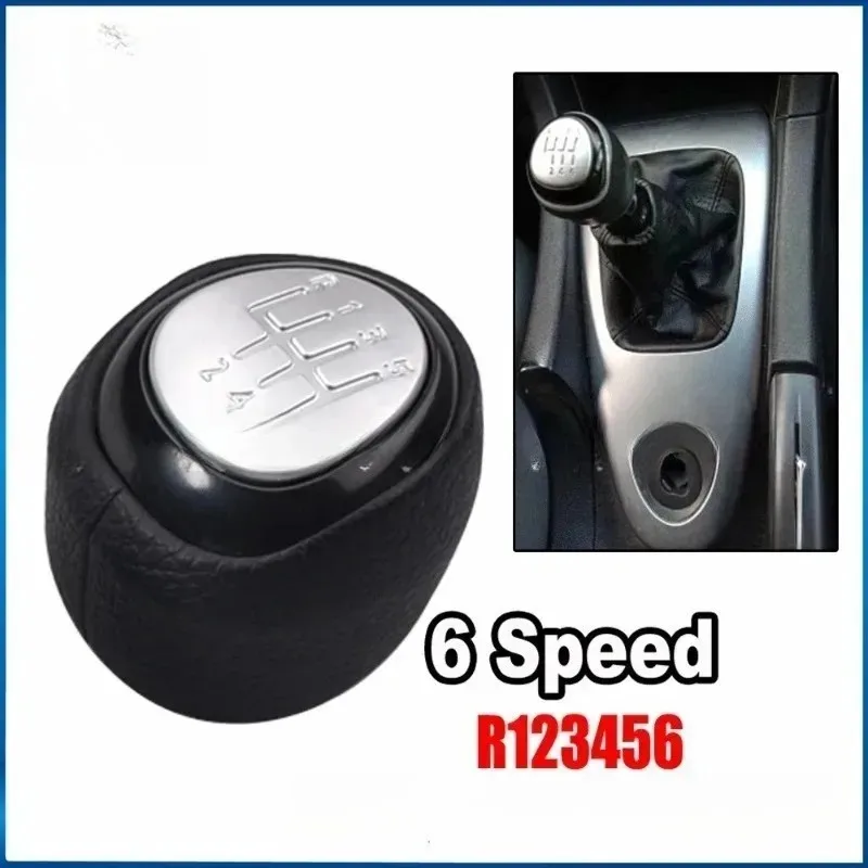 2003-2012 Universality Fitment Replacement for Broken Knob Shift Knob Gear Shift Knob Silver Finish High for SAAB 93 9-3 SS