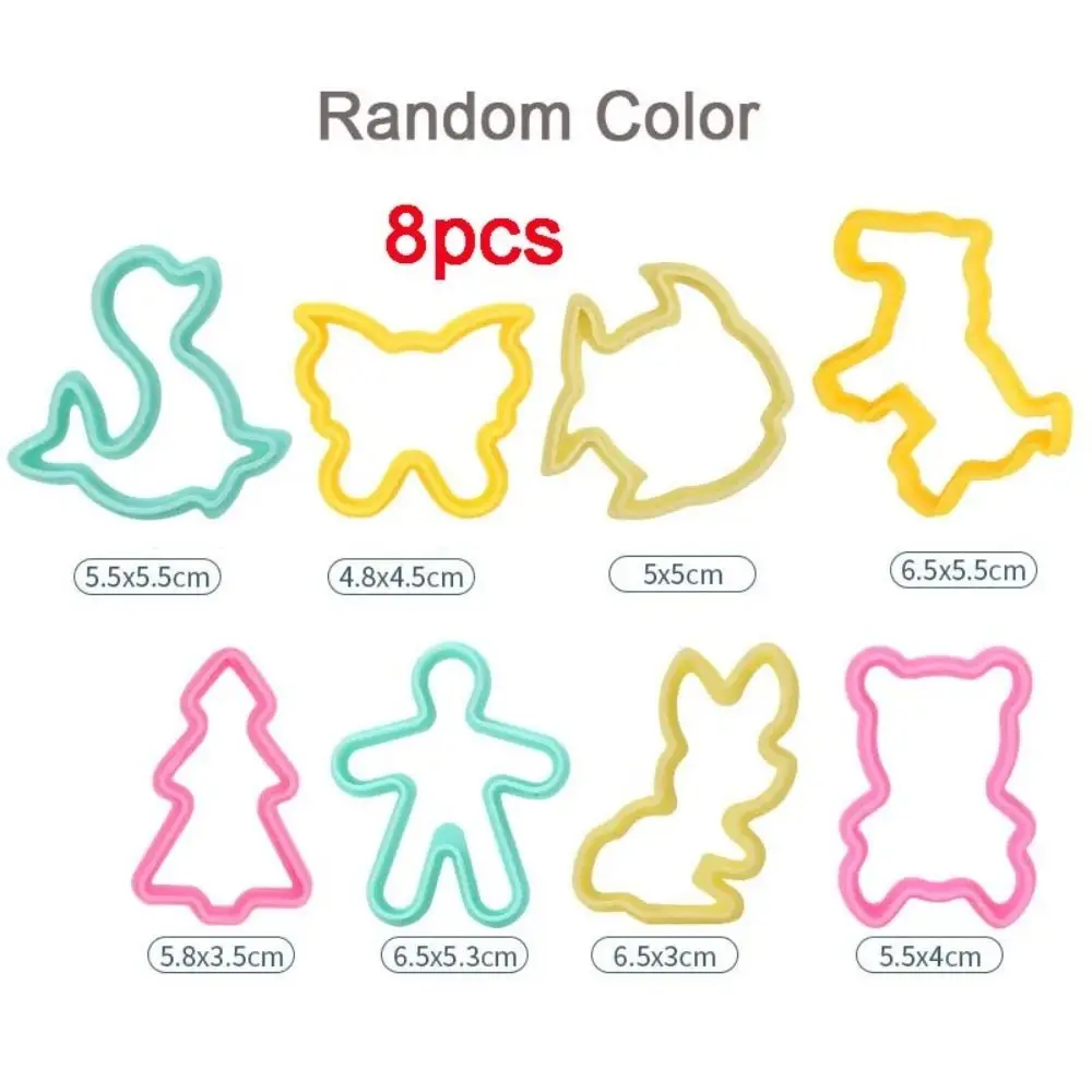 

Mini Creative 3D Plasticine Mold Safe Educational Modeling Clay Accessories Animal Mould Plastic DIY Dough Tool Kit Kids