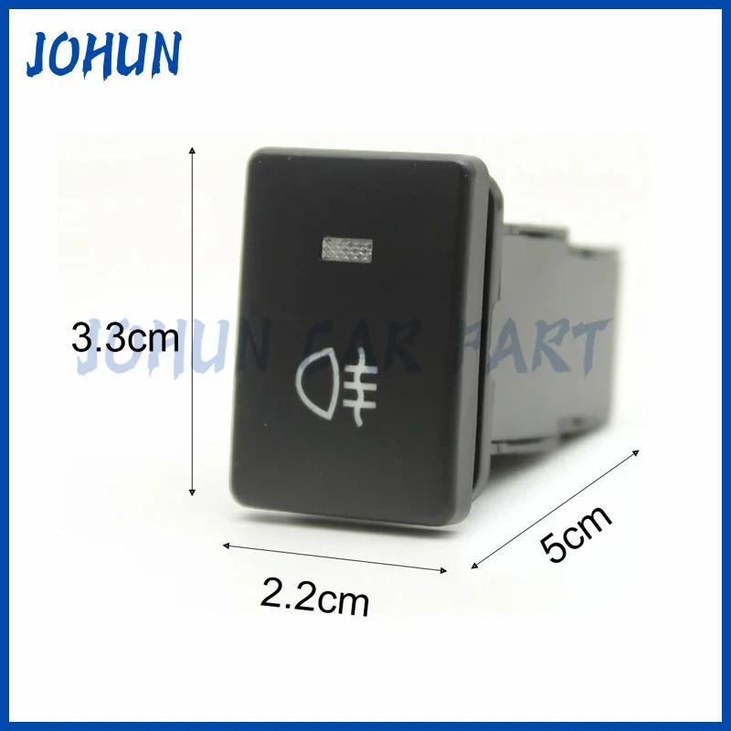 For Mitsubishi Outlander 2013-2020 New Accessories Car LED Light Front Rear Fog lamp Button Mirror Heating Switch Power Button