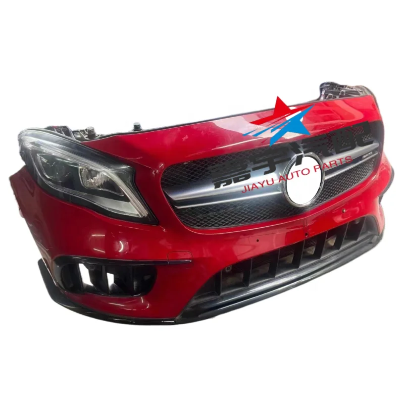 High Quality Original  Front Bumper Assembly for  GLA45 W156 Includes Radiator Headlights Auto Body