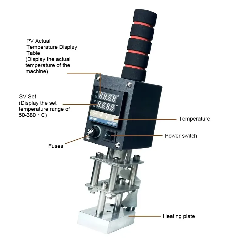 آلة ختم الحروف الجلدية الساخنة قالب النحاس البرنز الخشب والجلود شعار جوز الهند آلة البرنز #4
