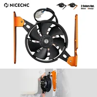 NICECNC Para 2023 2022 KTM EXC 300 EXCF 350 Husqvarna TE300 FE 450 GasGas EC 300 250 12V Motor Eléctrico Radiador Ventilador Set
