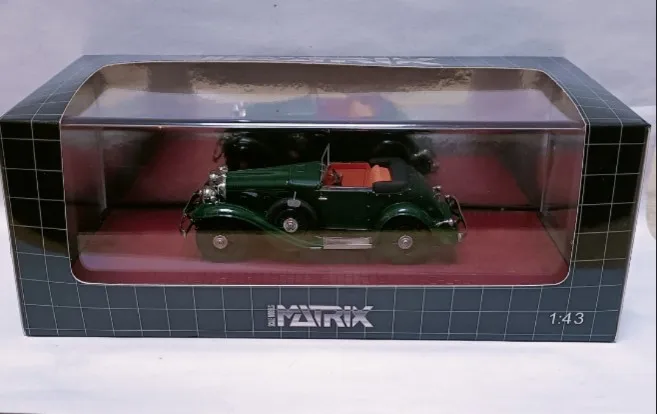 Matrix 1:43 Stutz DV32 Bearcat 1932 Vintage Auto Limited Edition Hars Legering Simulatie Statische Auto Model Speelgoed Gift