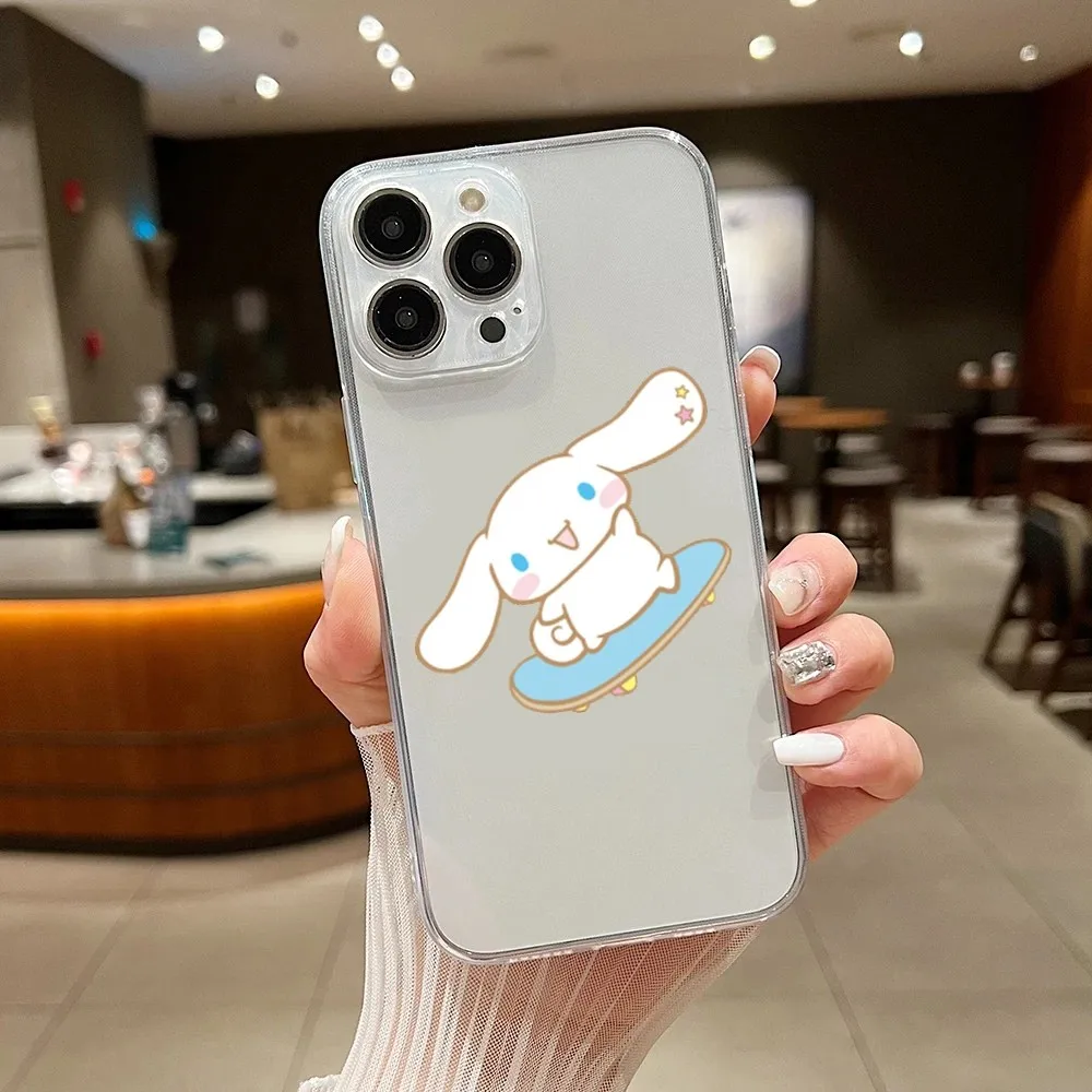 Miniso C-Cinnamoroll S-Sanrio Phone Case For Samsung Galaxy A73 53 32 22 5G  Note 20Ultra Shell