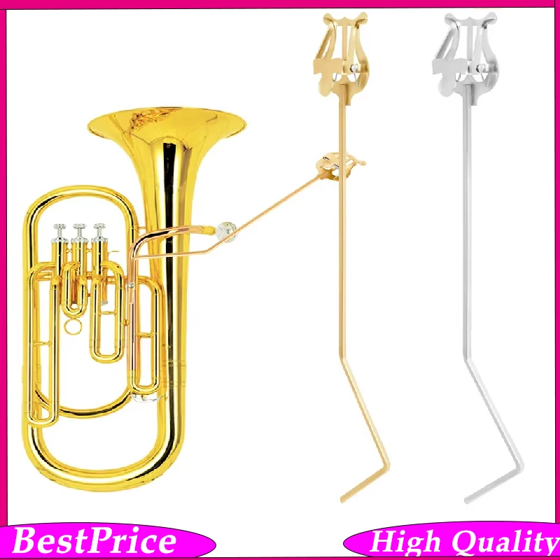  Marching Sheet Music Stand Number Sheet Holder Universal Key Pipe Adjustable For Beginner Band Practice Woodwind Instruments