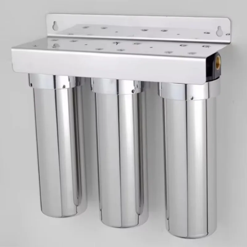 Stainless Steel Level 3 Ultrafiltration Water Purifier Manual Countertop Style for Kitchen Outdoor and RV Use