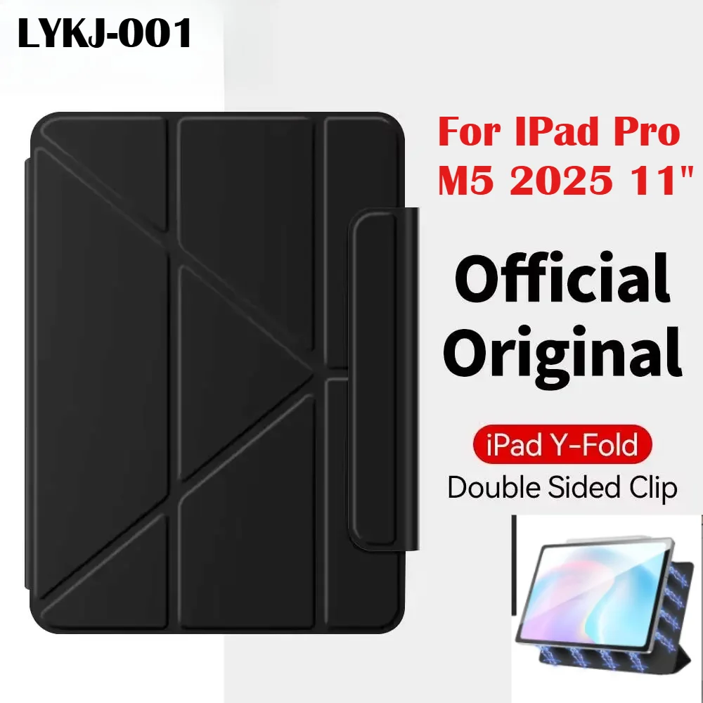 

Чехол для планшета с магнитным разделением для iPad 2025 Pro 11 13 дюймов M5 M4 M2 10th A16 10.9 12.9 Air 5 4 9/8/7th Smart PU Leather Cover