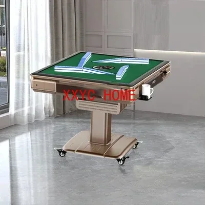 

Roller Coaster Mahjong Machine Automatic Folding/Heating Dining Table Dual-Use Mahjong Table Rotorcraft Household