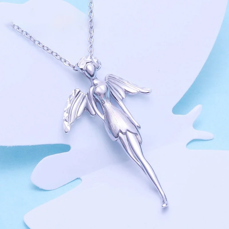 

PT950 Real Pure Platinum 950 Pendant Women Gift Lucky Angel Girl Pendant 3.7-4g