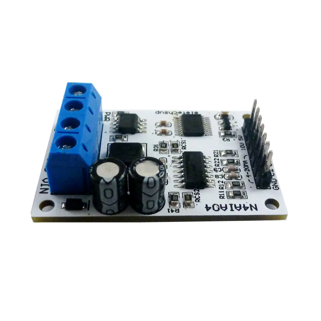 Integrated Circuit: DC 12V Voltage Signal Acquisition Module with RS485 Modbus RTU for PLC Current Transmitter