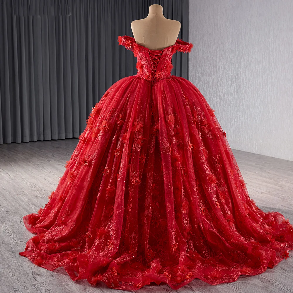 Formal Party Dress Women Deep V-Neck Long Dress Solid Color Elegant Flying Sleeves Appliques Evening Dresses Robe RSM2221618