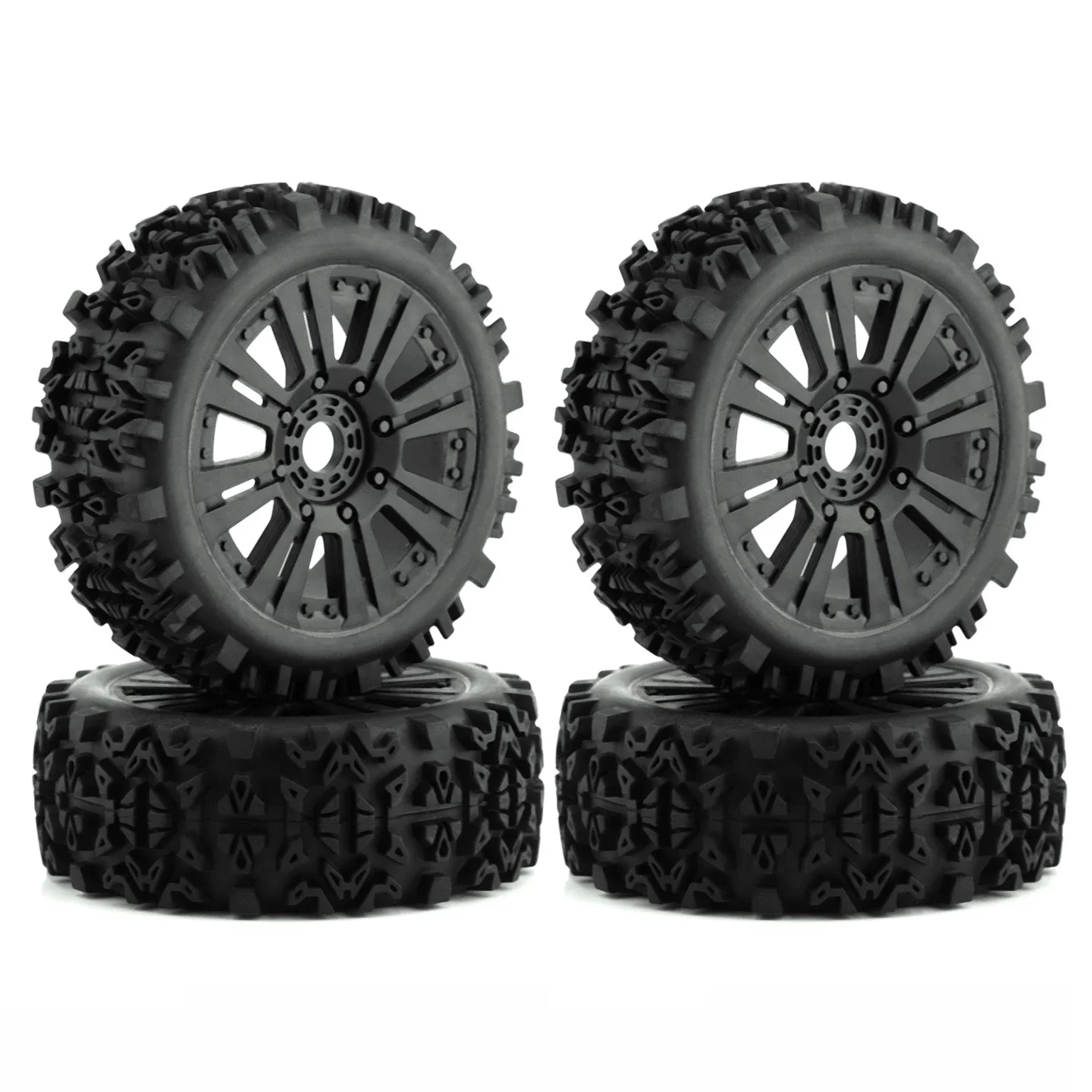 4szt 120mm 1/8 RC Off-Road Buggy Wheels Tire 17mm Hex do ARRMA Typhon Talion Traxxas Redcat Team Losi Kyosho HPI HSP VRX RC Car