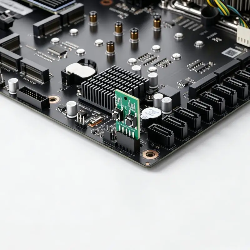 PC Power Reset Switch External Module 9Pin Motherboard Header Power LED HDD Indicator For Desktop Computer Repair DIY Mainboard