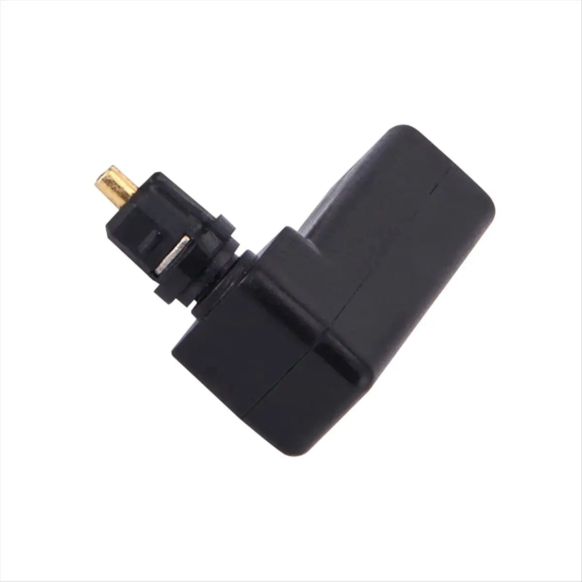 Оптический аудиокабель-адаптер DT1605/1 шт., Toslink, 90 градусов, штекер-гнездо, с поворотом на 360°, для ПК, ТВ, DVD, стереосистем
