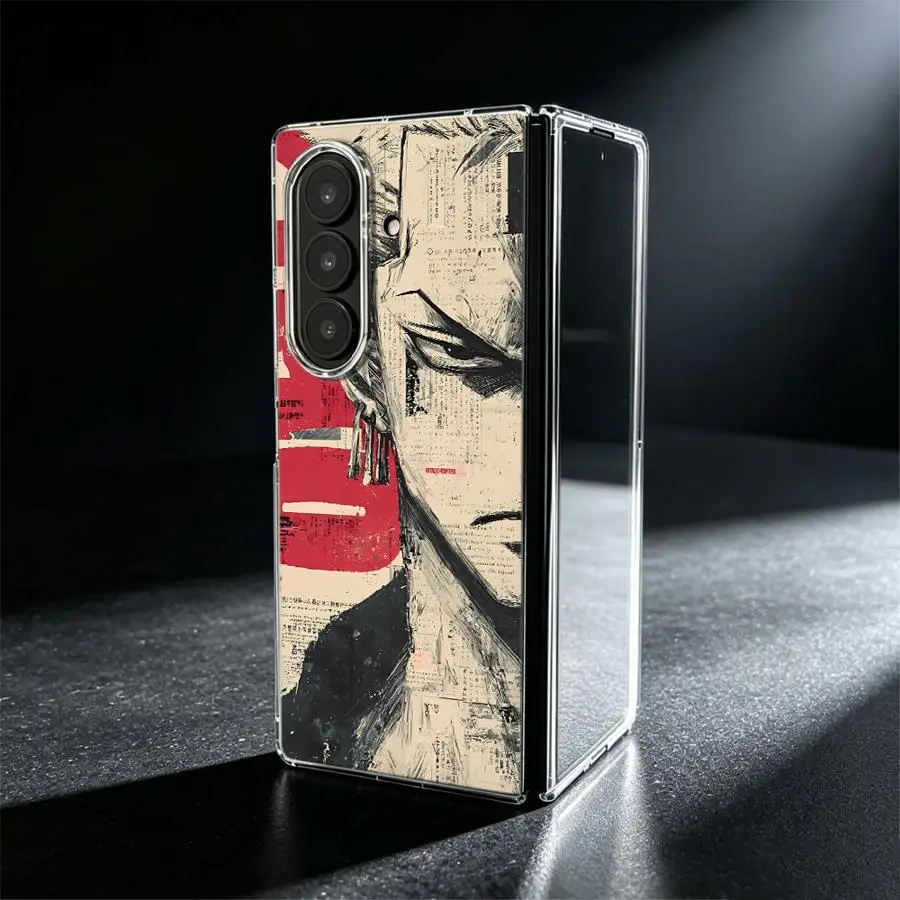 O-One P-iece Anime Phone Cover Case for Samsung Galaxy Z Fold 8 Ultra ZFold5 Z Fold 7 6 5 4 3 ZFold6 ZFold7 ZFold4 ZFold3