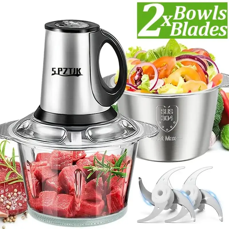 

Meat grinder electric machine, Food Processors, Meat mincer，Meat Grinder 4 Bi-Level Blades, mixer grinder electric