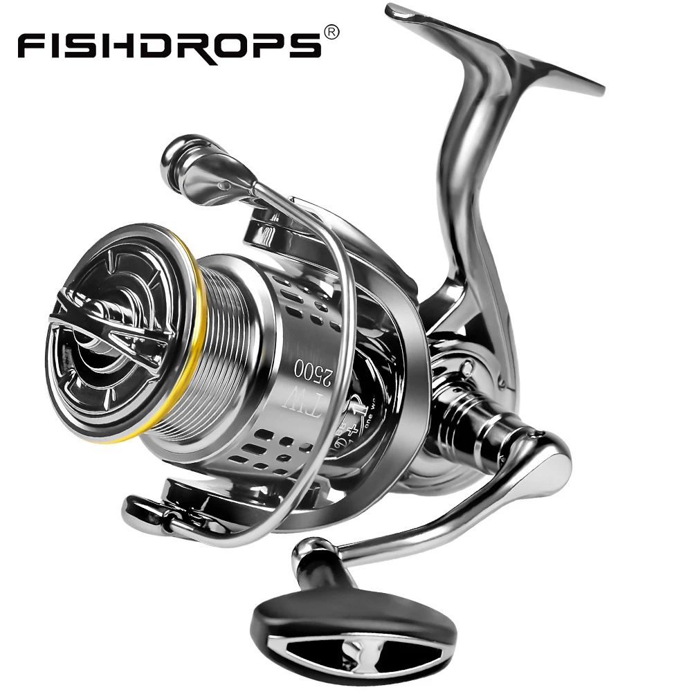 Fishdrops 12+1BB Ultra Lightweight Powerful Fishing Reel, 5.5:1 High Speed  Ultra Smooth for Saltwater Fishing Reels - AliExpress 18