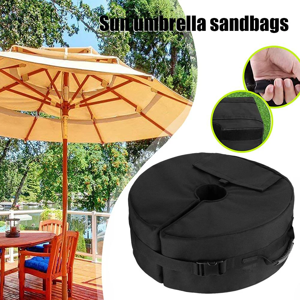 

Outdoor Patio Umbrella Base Sand Bags Gazebo Weights Sandbags 600D Oxford Cloth Without Sand For Canopy Tent Accessories