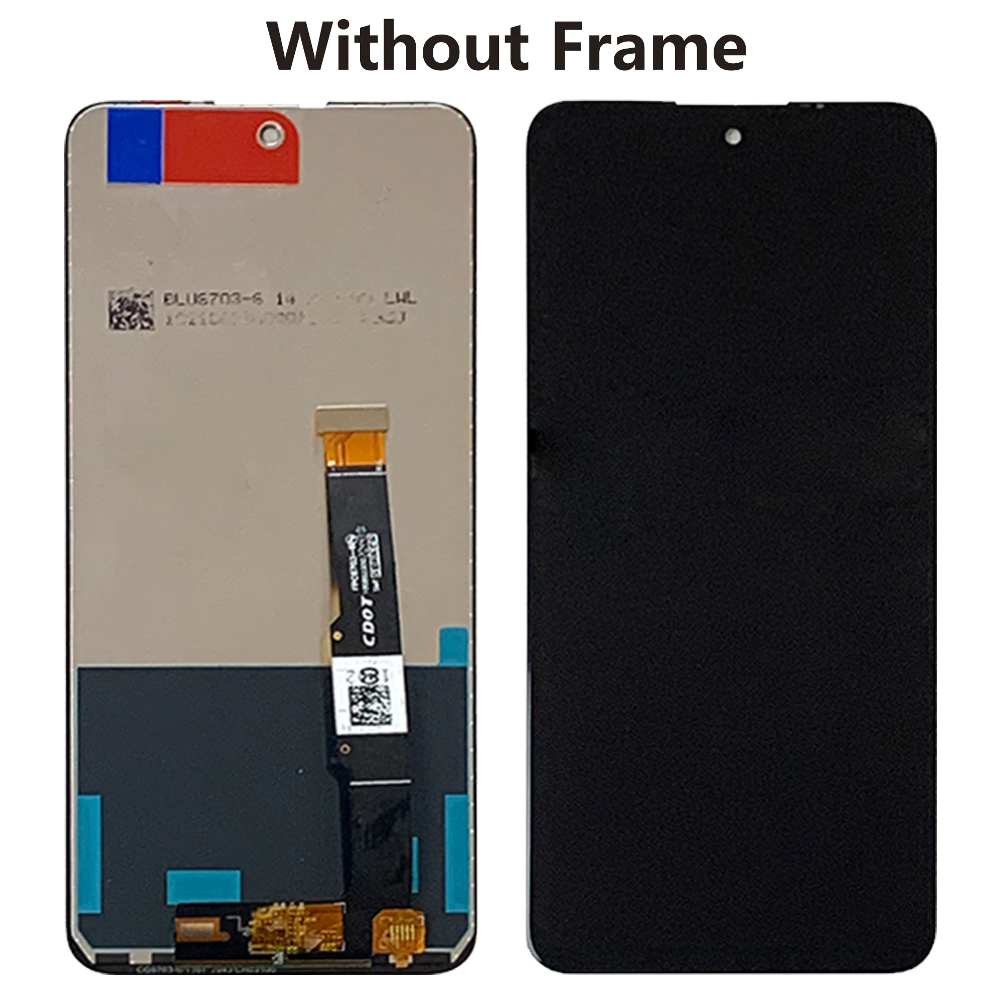 Original Touch Screen For TCL 20 5G  T781 T781K T781H LCD Digitizer Full With Frame Assembly Display Replace Parts Replacement