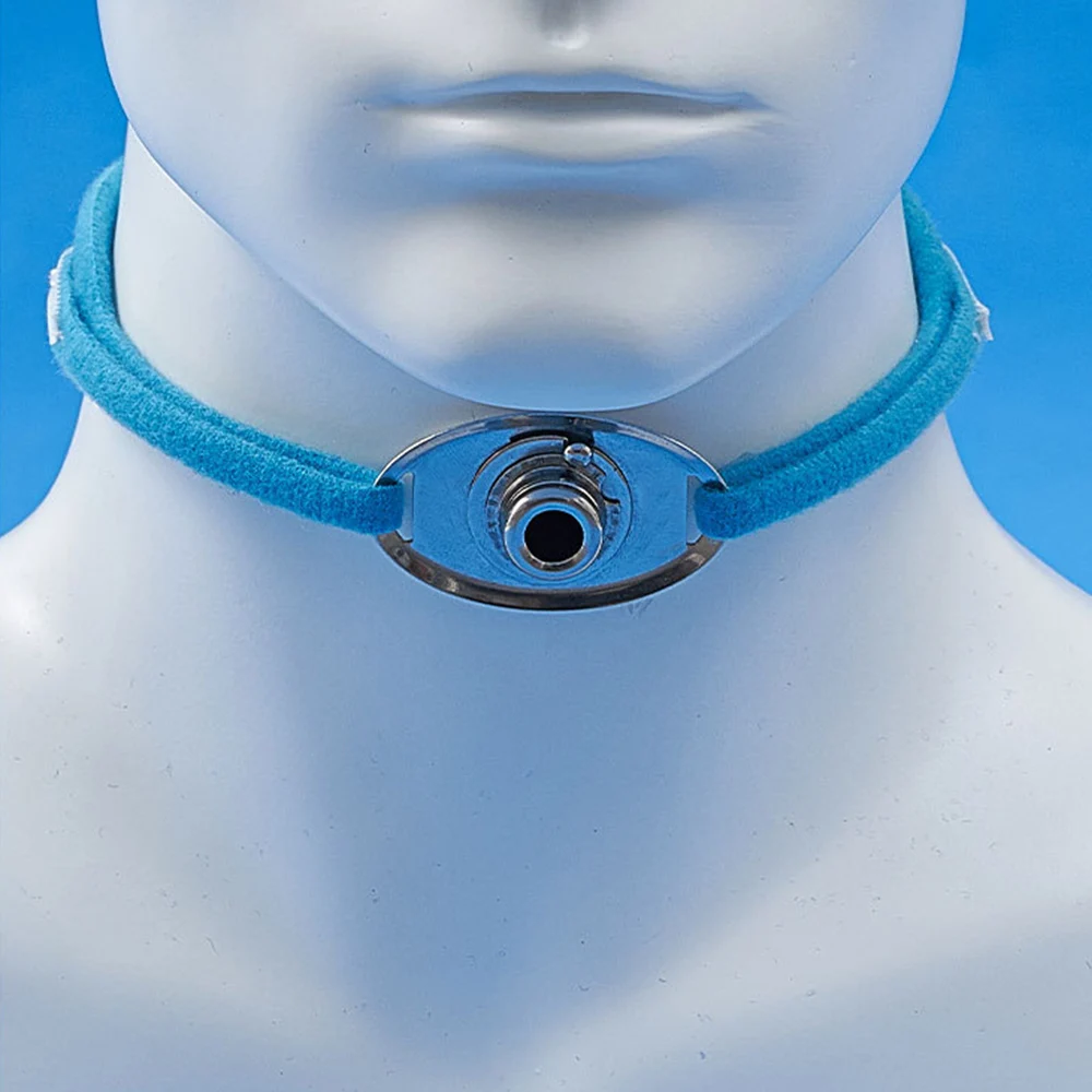 Tracheostomy Tube Collar Tracheostomy Tube Holder Hook and Loop Closure Reusable Tracheostomy Ties for Post Neck Surgery 64cm